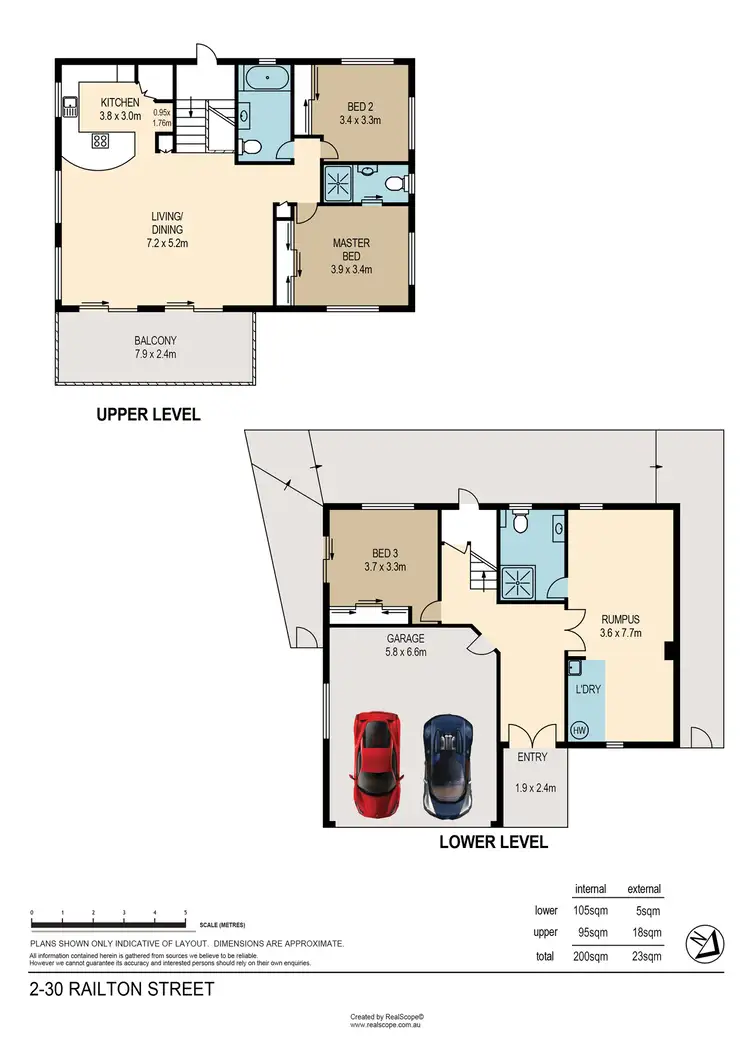 Floorplan of Homely townhouse listing, 2/30 Railton Street, Aspley QLD 4034