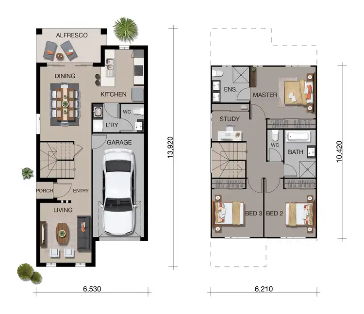 Floorplan of Homely townhouse listing, 7/119 Copeland Drive, North Lakes QLD 4509