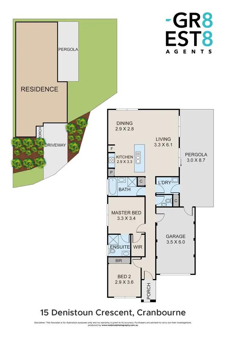 Floorplan of Homely house listing, 15 Denistoun Crescent, Cranbourne VIC 3977