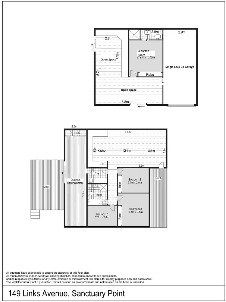 Floorplan of Homely house listing, 149 Links Avenue, Sanctuary Point NSW 2540