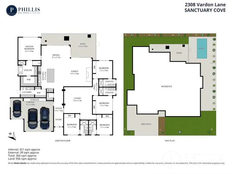 Floorplan of Homely house listing, 2308 Vardon Lane, Sanctuary Cove QLD 4212