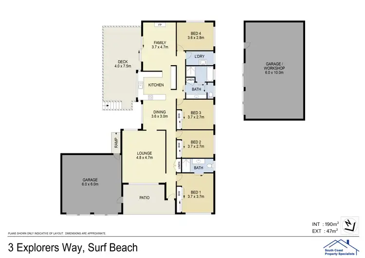 Floorplan of Homely house listing, 3 Explorers Way, Surf Beach NSW 2536