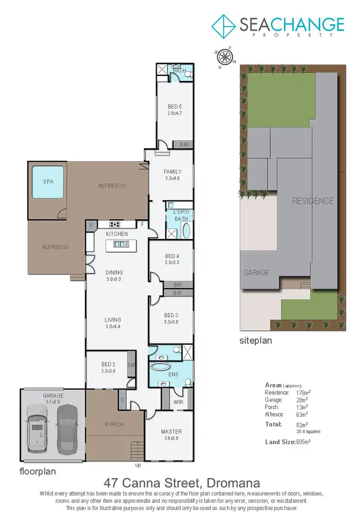 Floorplan of Homely house listing, 47 Canna Street, Dromana VIC 3936
