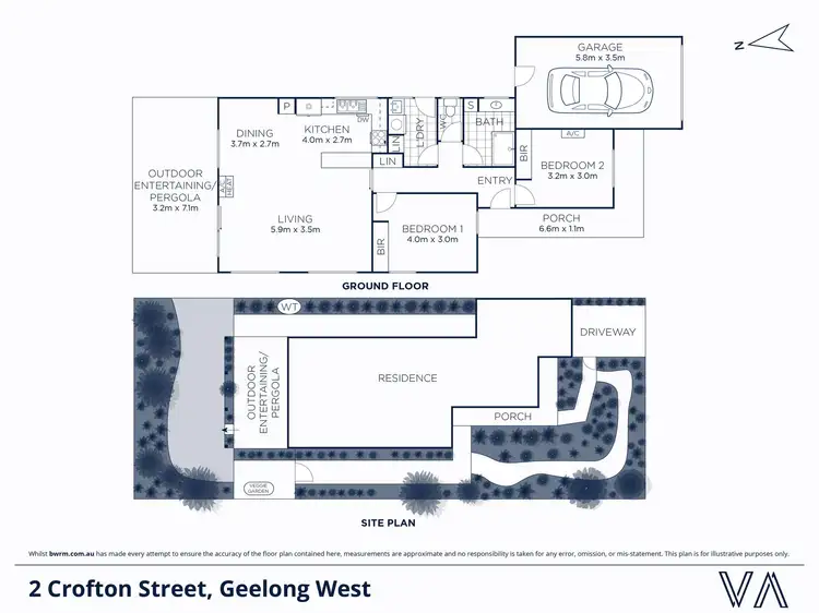 Floorplan of Homely house listing, 2 Crofton Street, Geelong West VIC 3218