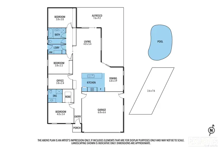 Floorplan of Homely house listing, 49 Lakeviews Circuit, Yarrawonga VIC 3730