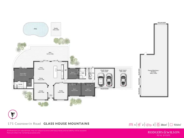 Floorplan of Homely rural property listing, 171 Coonowrin Road, Glass House Mountains QLD 4518