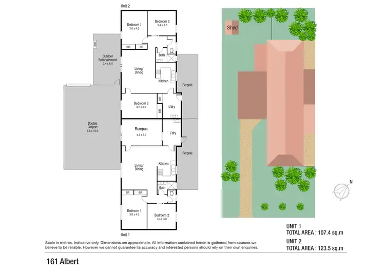 Floorplan of Homely block of units listing, 161 Albert Street, Cranbrook QLD 4814