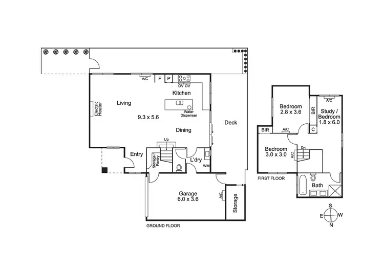Floorplan of Homely townhouse listing, 2/16 Muriel Court, Coburg North VIC 3058
