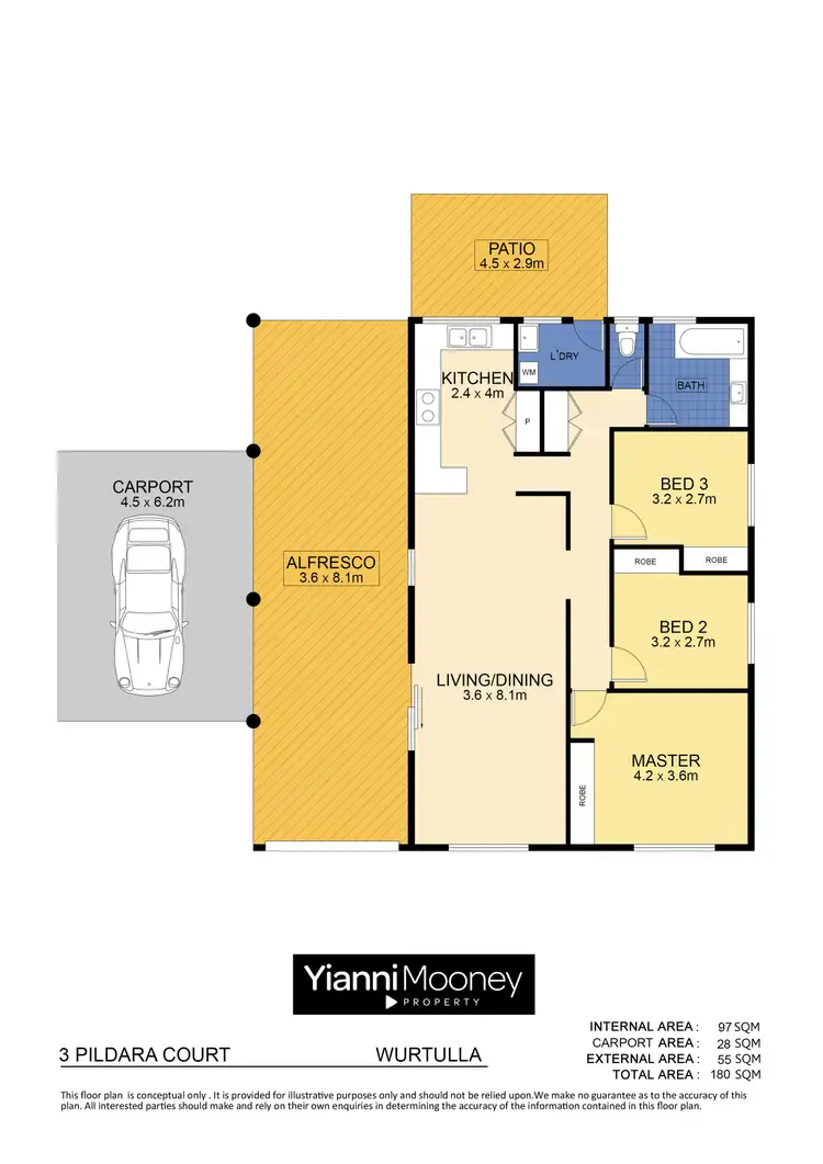 Floorplan of Homely house listing, 3 Pildara Street, Wurtulla QLD 4575