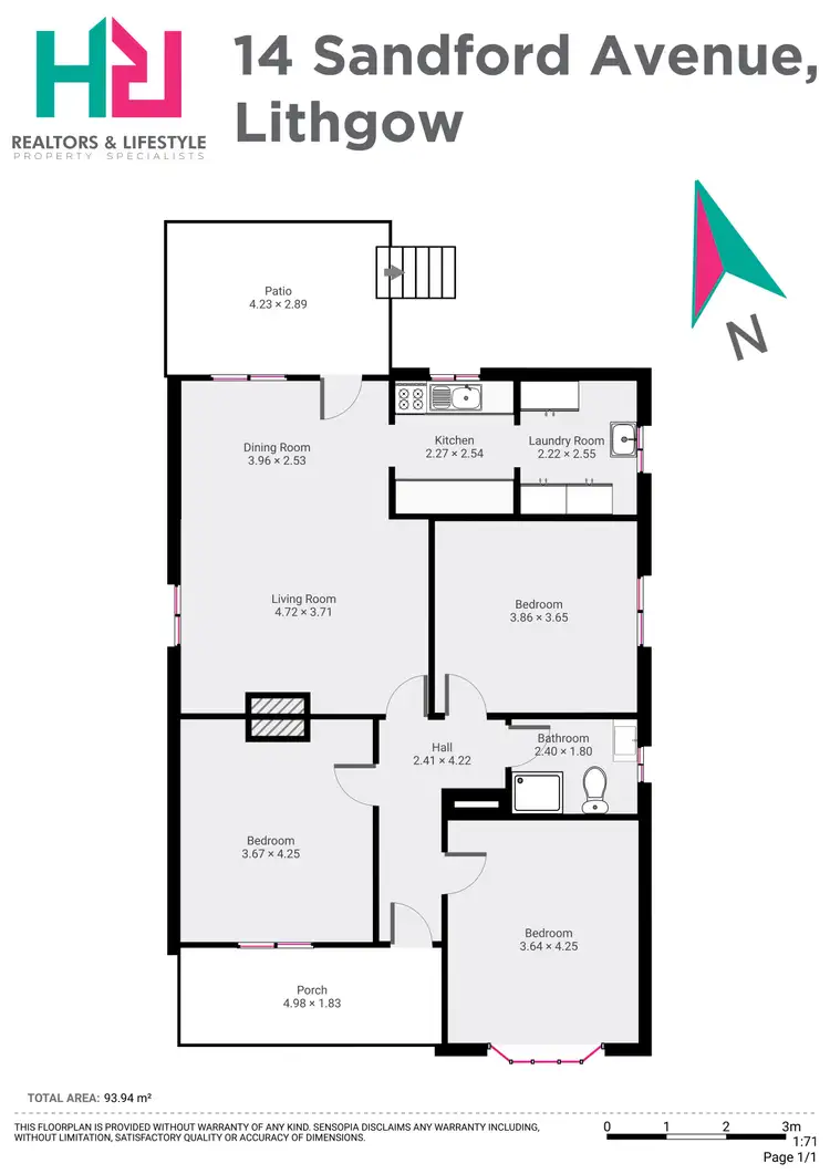 Floorplan of Homely house listing, 14 Sandford Avenue, Lithgow NSW 2790