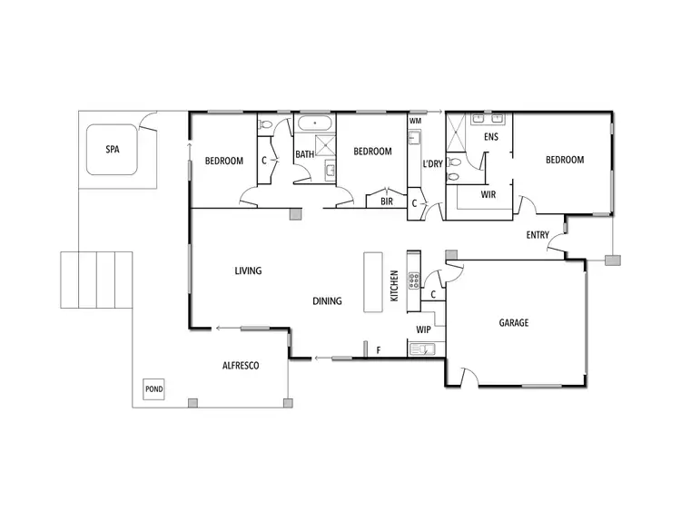 Floorplan of Homely house listing, 46 Somerset Crescent, Mansfield VIC 3722