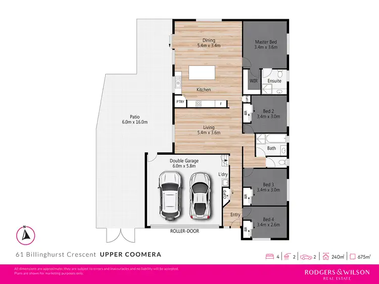 Floorplan of Homely house listing, 61 Billinghurst Crescent, Upper Coomera QLD 4209