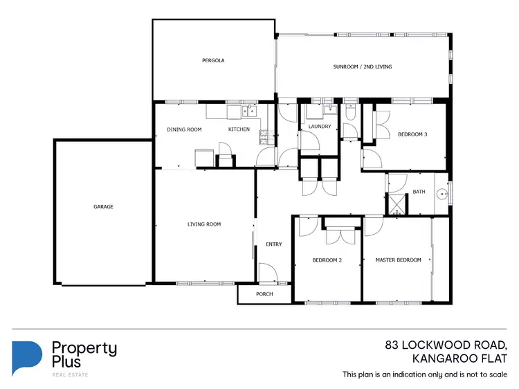 Floorplan of Homely house listing, 83 Lockwood Road, Kangaroo Flat VIC 3555