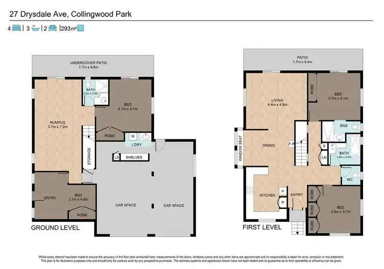 Floorplan of Homely house listing, 27 Drysdale Avenue, Collingwood Park QLD 4301