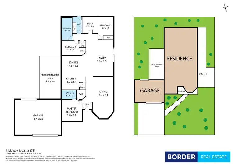 Floorplan of Homely house listing, 4 Ibis Way, Moama NSW 2731