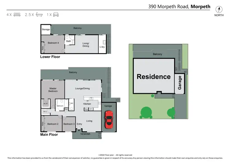 Floorplan of Homely house listing, 390 Morpeth Road, Morpeth NSW 2321