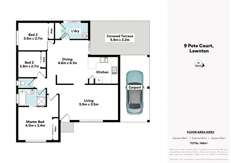 Floorplan of Homely house listing, 9 Pete Court, Lawnton QLD 4501