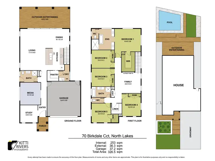 Floorplan of Homely house listing, 70 Birkdale Circuit, North Lakes QLD 4509