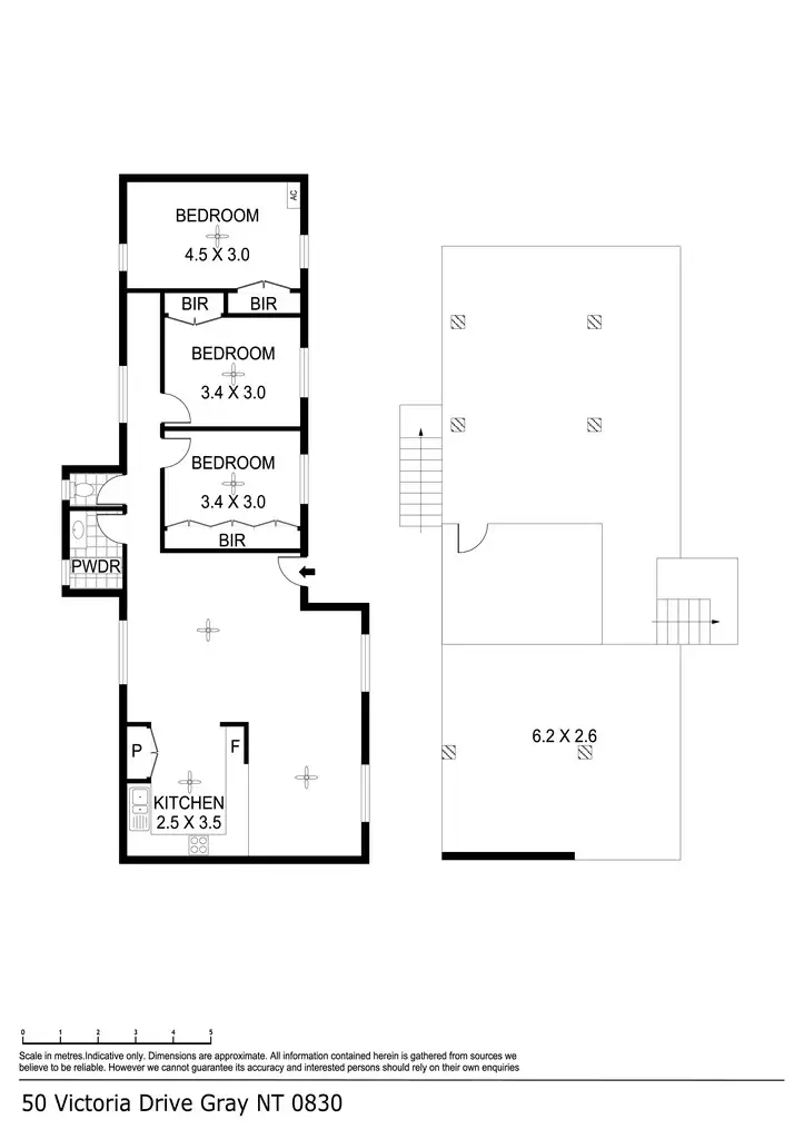 Floorplan of Homely house listing, 50 Victoria Drive, Gray NT 830