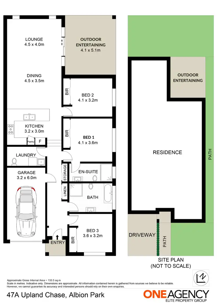 Floorplan of Homely house listing, 47a Upland Chase, Albion Park NSW 2527