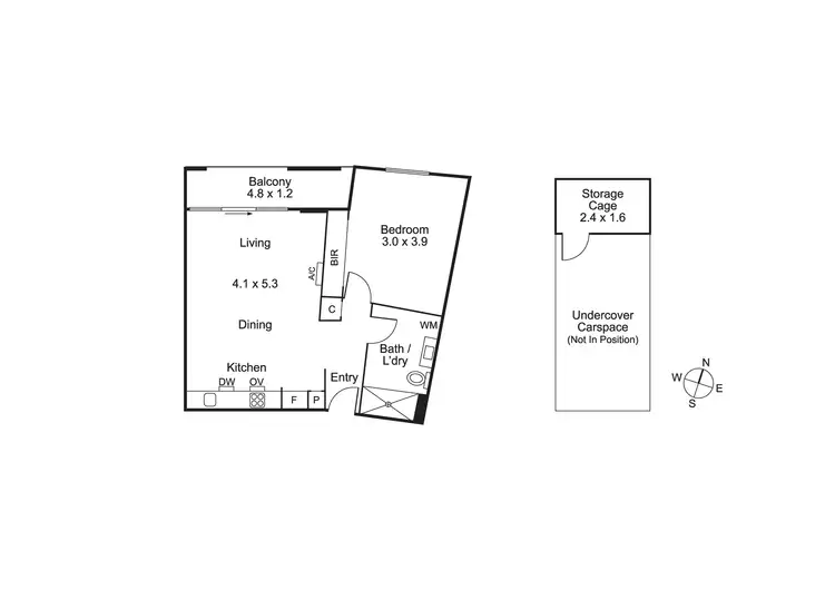 Floorplan of Homely apartment listing, 806/601 Sydney Road, Brunswick VIC 3056