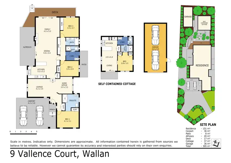 Floorplan of Homely house listing, 9 Vallence Court, Wallan VIC 3756