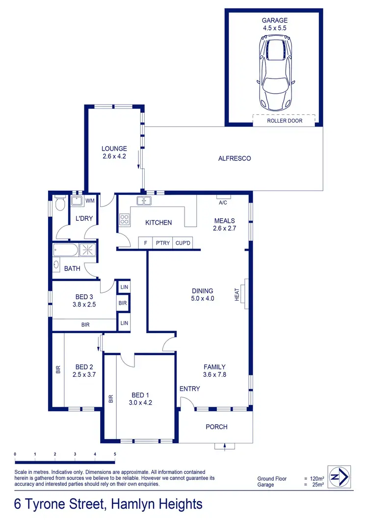 Floorplan of Homely house listing, 6 Tyrone Street, Hamlyn Heights VIC 3215