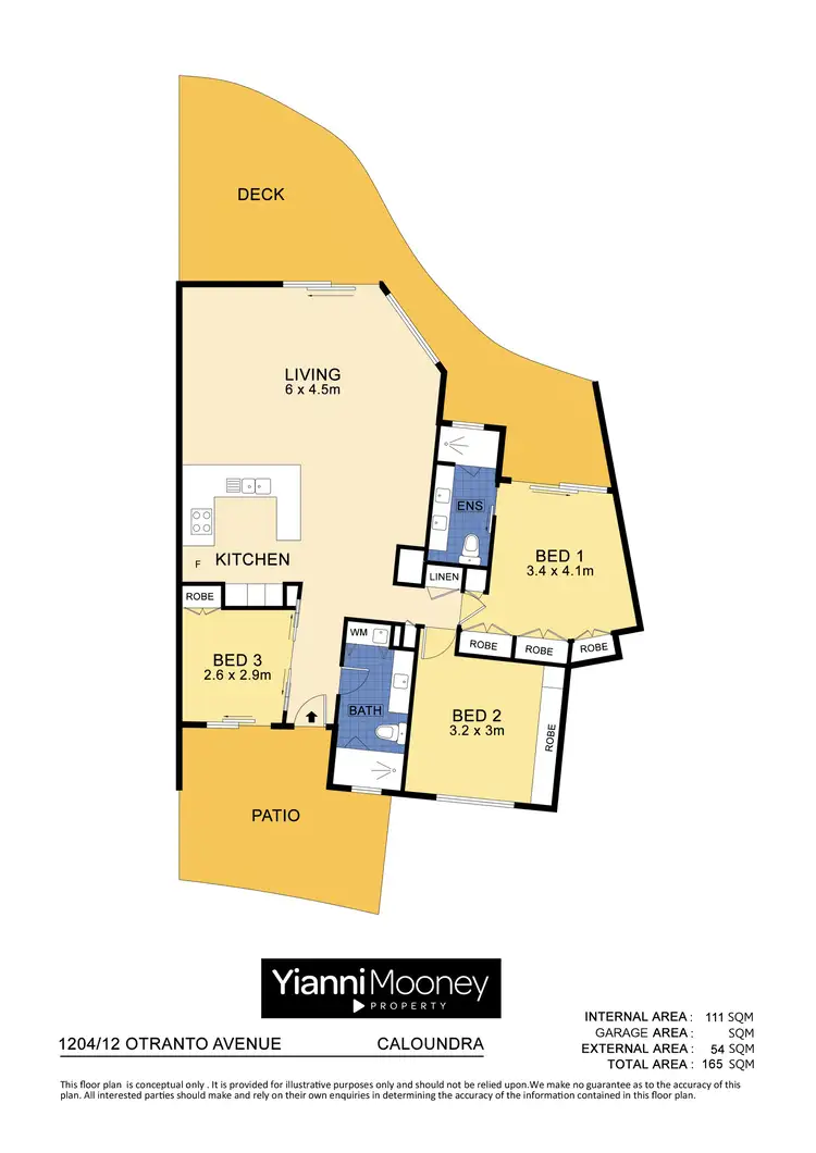 Floorplan of Homely apartment listing, 1204/12 Otranto Avenue, Caloundra QLD 4551