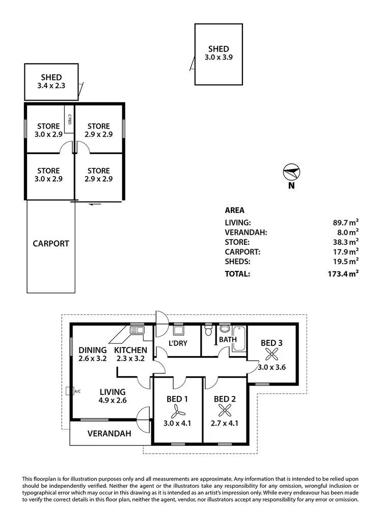 Floorplan of Homely house listing, 6 Buxton Avenue, Murray Bridge SA 5253