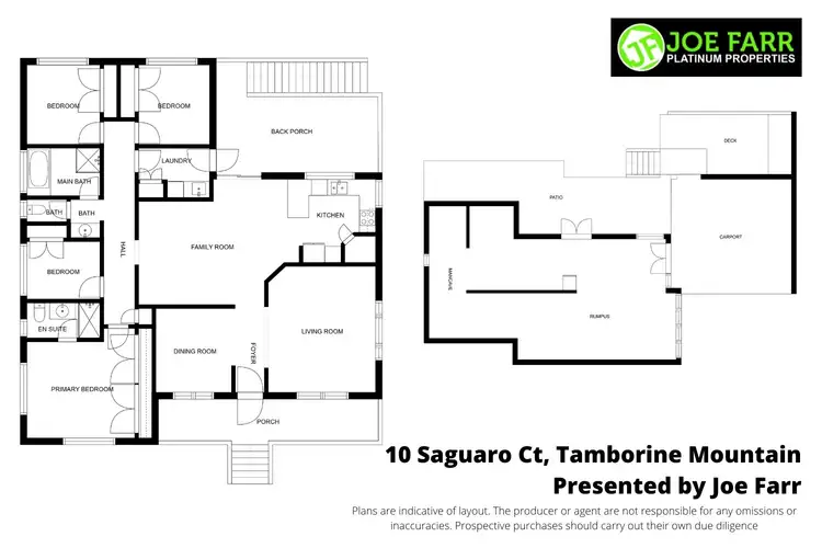 Floorplan of Homely house listing, 10 Saguaro Ct, Tamborine Mountain QLD 4272