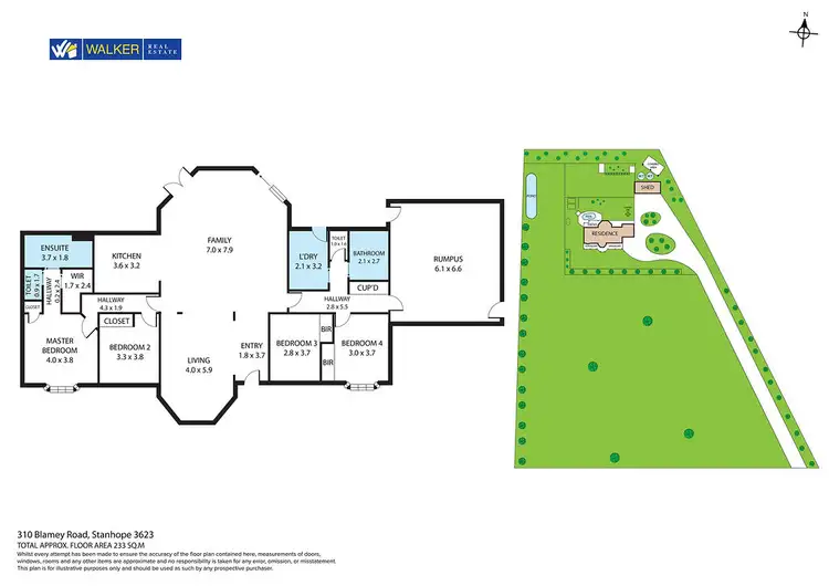 Floorplan of Homely rural property listing, 310 Blamey Road, Stanhope VIC 3623