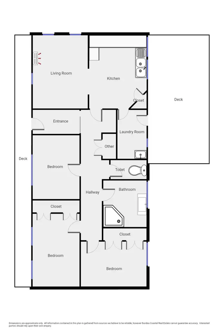 Floorplan of Homely house listing, 72 Scott Street, Heywood VIC 3304