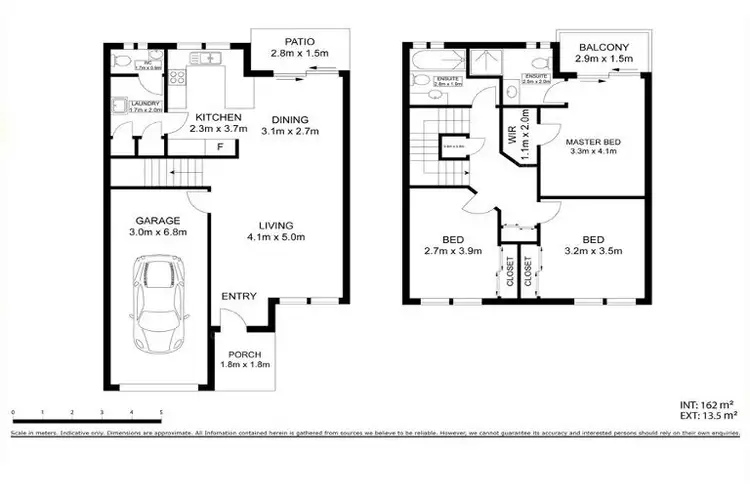 Floorplan of Homely townhouse listing, 63/45 Blaxland Crescent, Redbank Plains QLD 4301