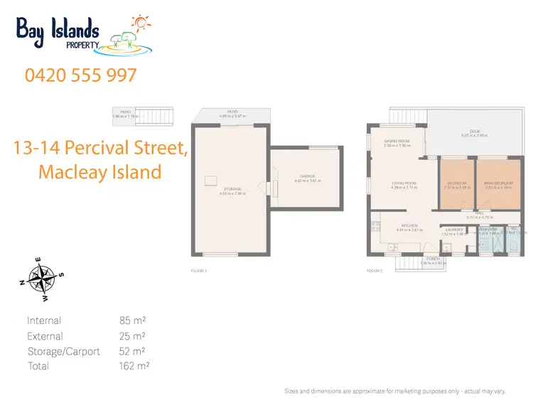Floorplan of Homely house listing, 13-14 Percival Street, Macleay Island QLD 4184