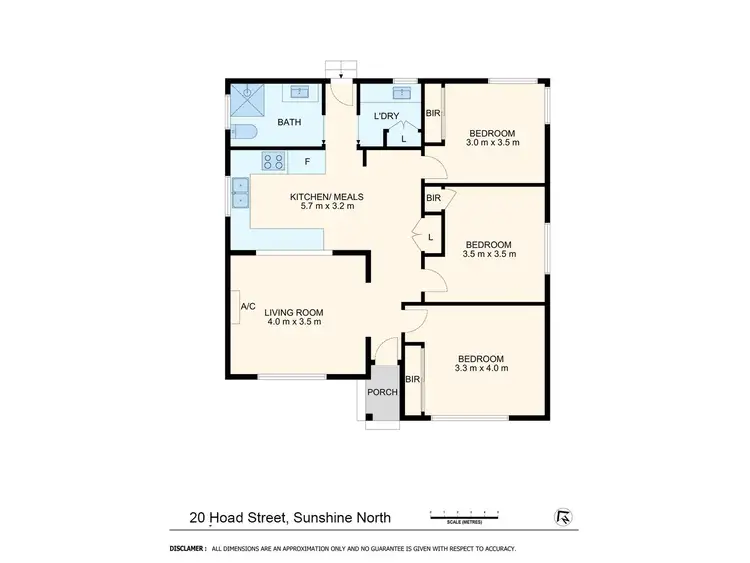 Floorplan of Homely house listing, 20 Hoad Street, Sunshine North VIC 3020