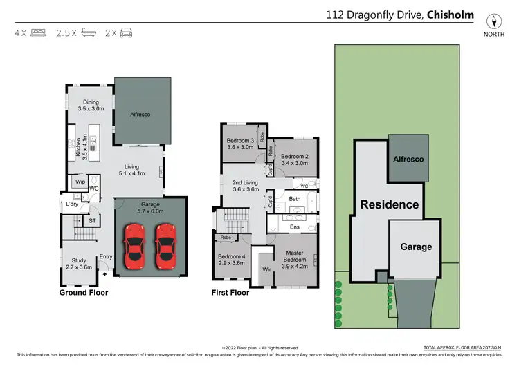 Floorplan of Homely house listing, 112 Dragonfly Drive, Chisholm NSW 2322
