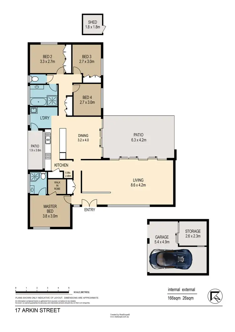 Floorplan of Homely house listing, 17 Arkin Street, The Gap QLD 4061