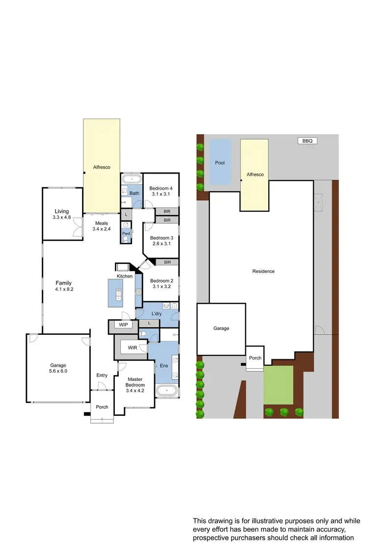 Floorplan of Homely house listing, 4 Harper Crescent, Cranbourne West VIC 3977