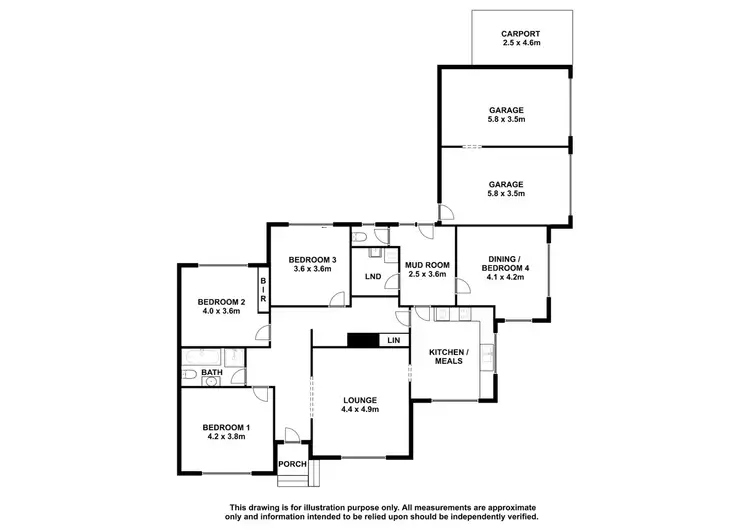 Floorplan of Homely house listing, 12 Eustace Street, Mount Gambier SA 5290
