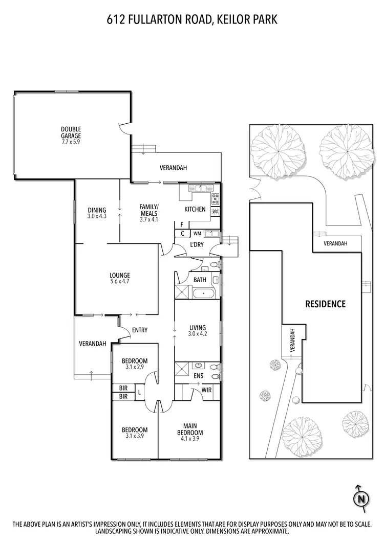 Floorplan of Homely house listing, 612 Fullarton Road, Keilor Park VIC 3042