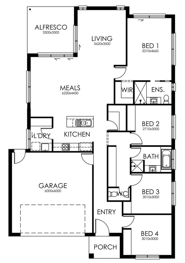Floorplan of Homely house listing, Address available on request