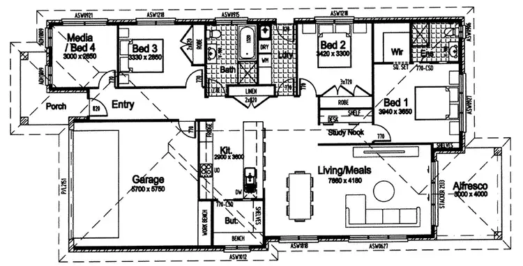 Floorplan of Homely house listing, Address available on request