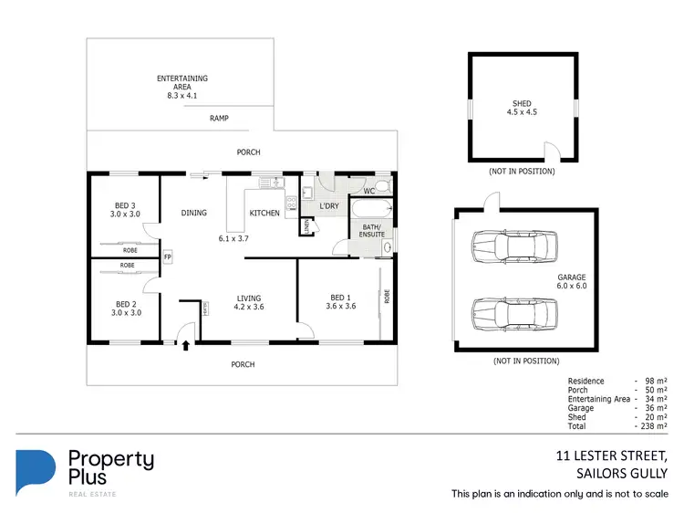 Floorplan of Homely house listing, 11 Lester Street, Sailors Gully VIC 3556