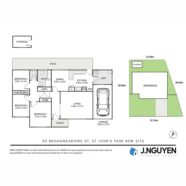 Floorplan of Homely house listing, 20 Broadmeadows Street, St Johns Park NSW 2176