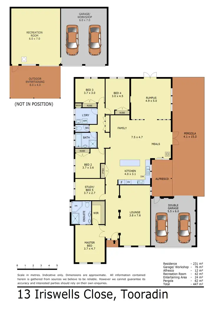Floorplan of Homely house listing, 13 Iriswells Close, Tooradin VIC 3980