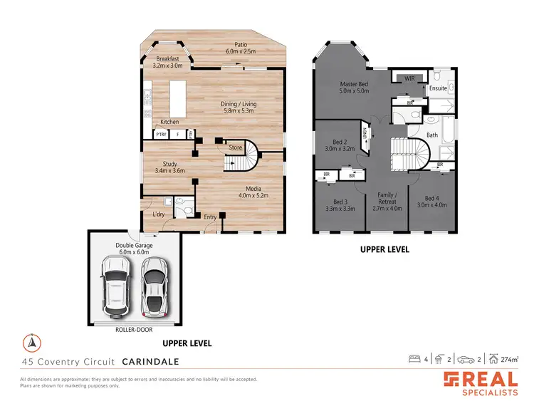 Floorplan of Homely house listing, 45 Coventry Circuit, Carindale QLD 4152