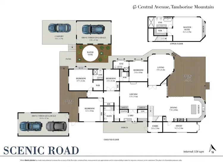 Floorplan of Homely rural property listing, 45 Central Avenue, Tamborine Mountain QLD 4272