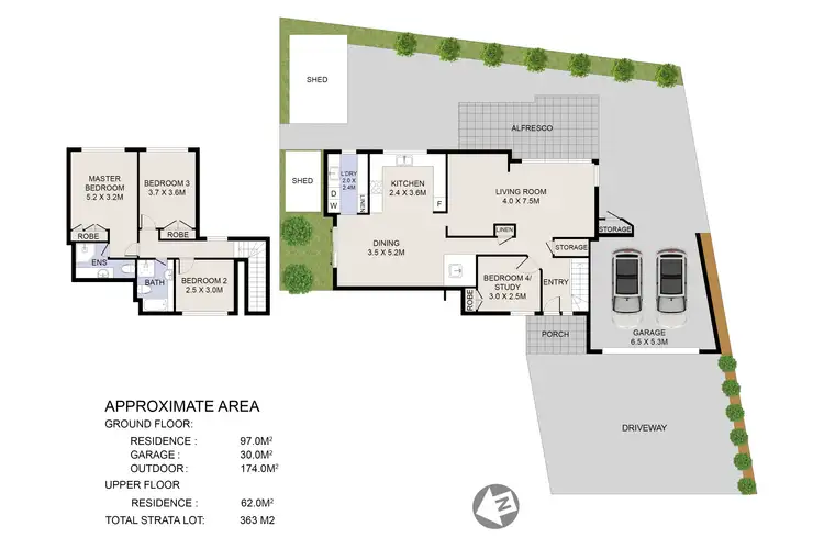 Floorplan of Homely house listing, 3/2 Royce Grove, Booragoon WA 6154