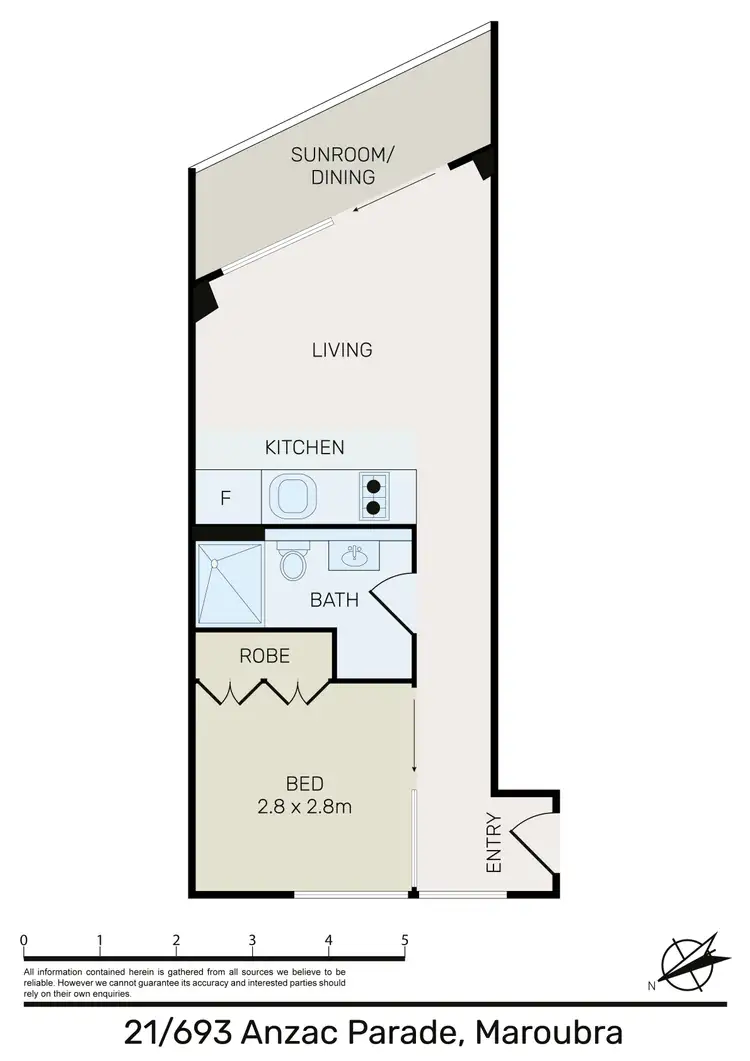 Floorplan of Homely apartment listing, 21/693 Anzac Parade, Maroubra NSW 2035