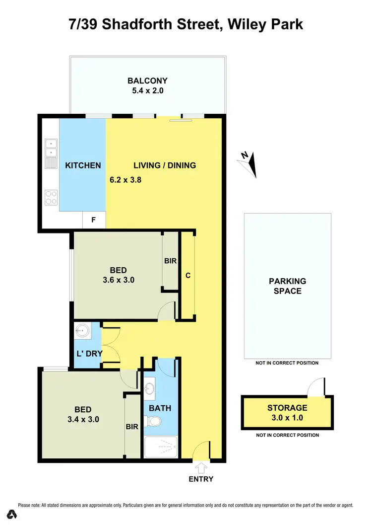 Floorplan of Homely apartment listing, 7/39 Shadforth Street, Wiley Park NSW 2195